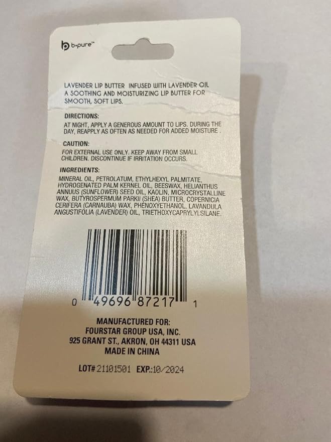 Lavender Lip Butter Infused With Lavender