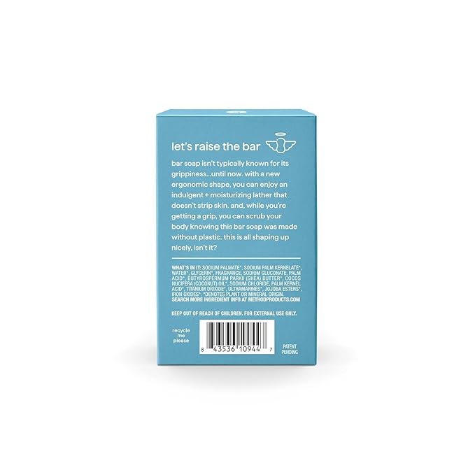 Method Bar Soap, Glacier + Granite, Plastic Free, 2 bars, 5oz each