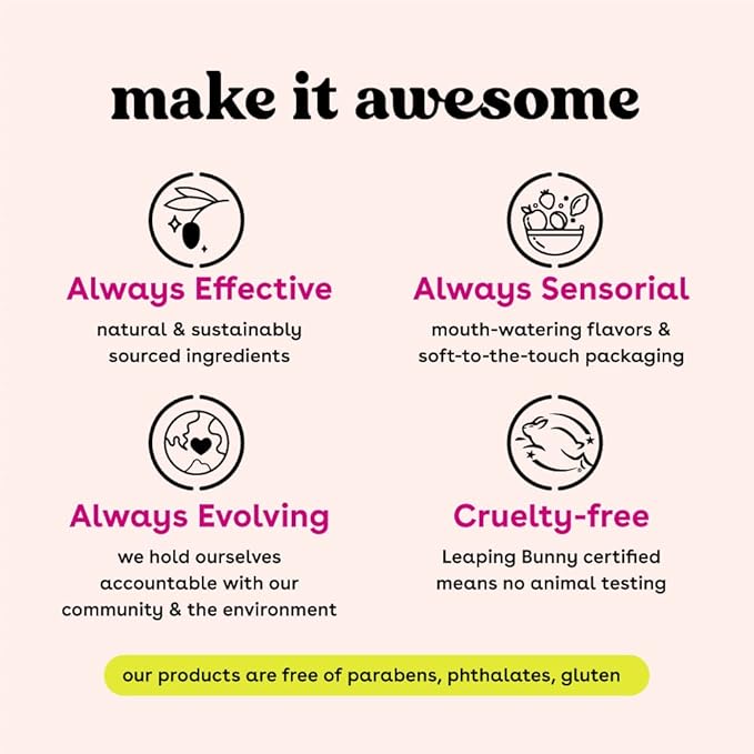 eos FlavorLab Lip Balm Stick and Sphere, Watermelon Frosé, Natural Shea Lip Products, 2 Count(Pack of 1)