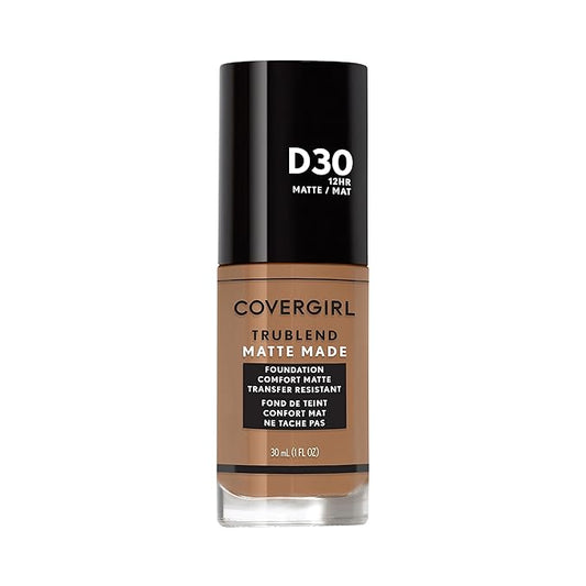 COVERGIRL TruBlend Matte Made Liquid Foundation, Bronze, 1.01 of 1)