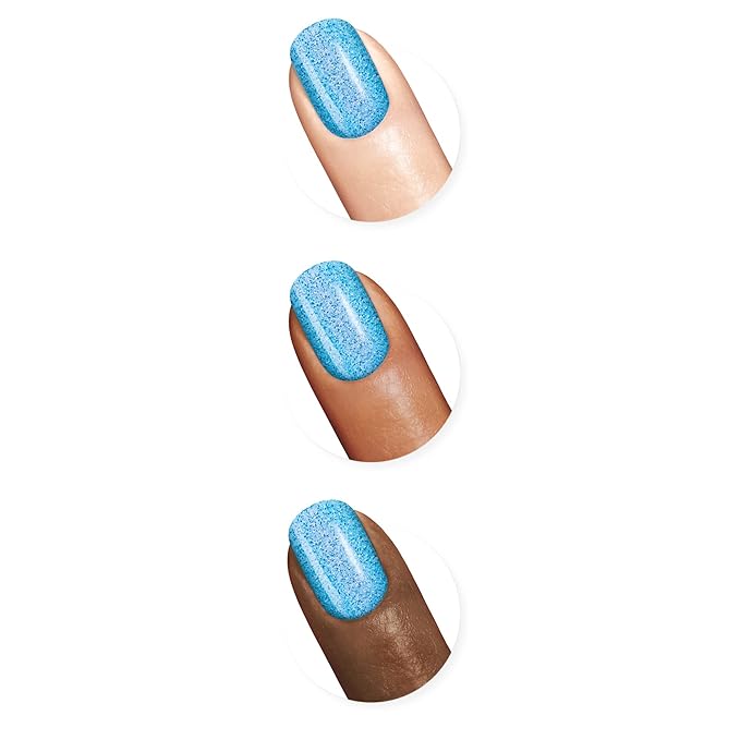 Sally Hansen Miracle Gel™, Flash-ionista, Long Lasting, Gel-Like Formula, No UV Lamp Needed, Blue Nail Polish