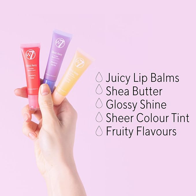 W7 Gloss Away Lip Balm Trio - 3