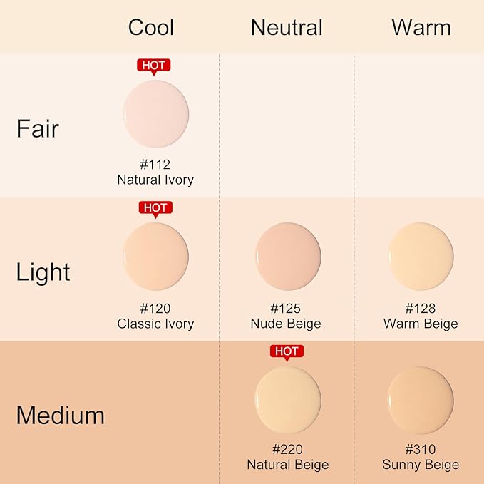 KYDA AirBrush Foundation Spray, Silky Foundation Mist Makeup, Natural Beige