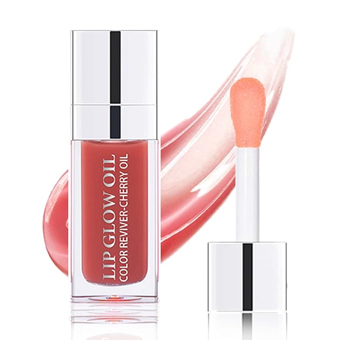 Lip Glow Oil,Hydrating Plumping Lip Tint