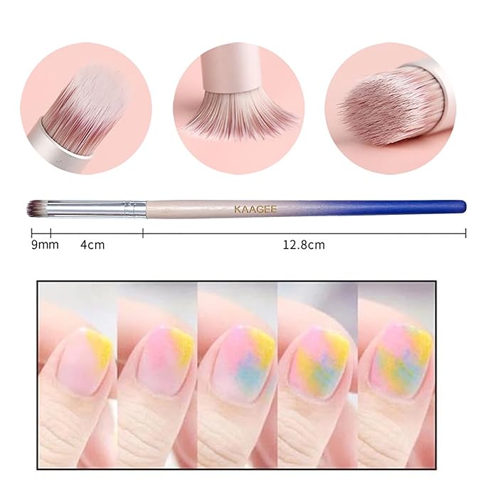 6Pcs Ombre Nail Brush Nail