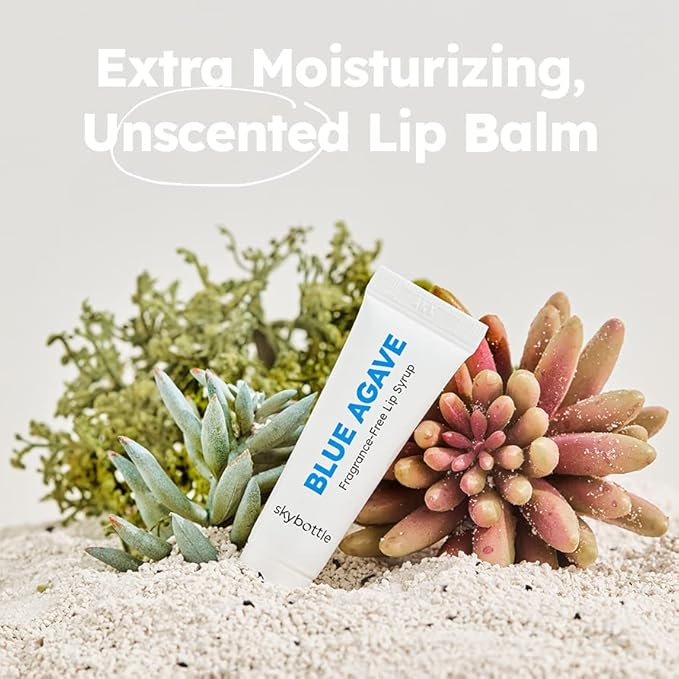 Skybottle Unscented Blue Agave Lip Balm Moisturizing