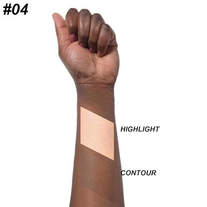 FOCALLURE 2 in 1 Cream Bronzer and Highlighter up Pen,TAN