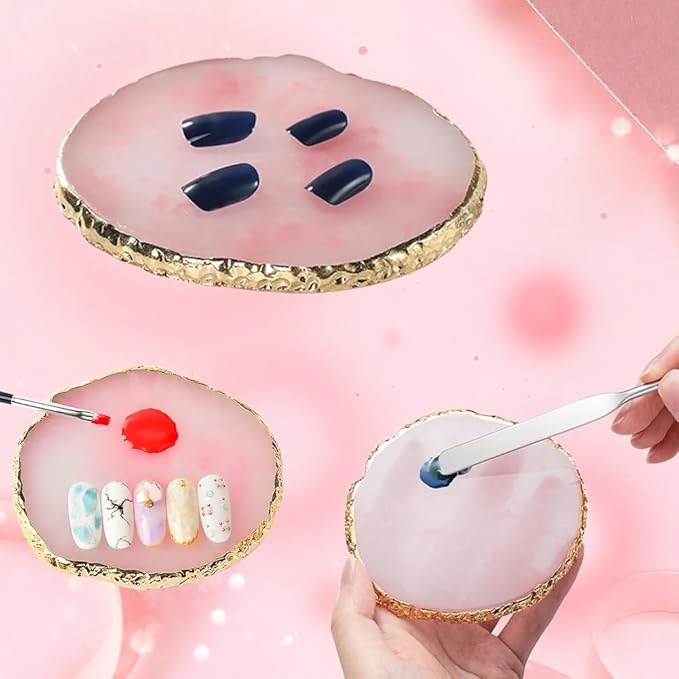 2 Pack Nail Art Palette Makeup Foundation Mixing