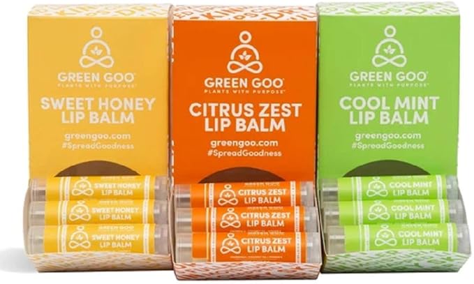 Green Goo All-Natural Lip Balm, Citrus