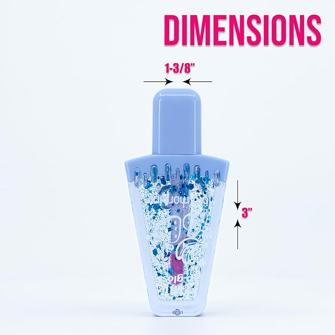 114 Bundle Cute Mood Color Changing Popsicle Set of 6 Lip Gloss, Shimmery Glossy Lightly Scented, Non-Sticky, First Makeup Set for Girl, Novelty, Gifts, Party Favors Girls, Women, Teens