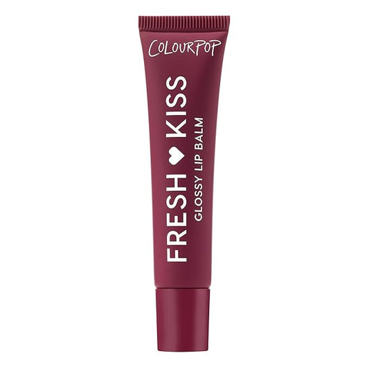 ColourPop Fresh Kiss Glossy Lip Balm - Hydrating Lip Care Enriched with Peptides, Hyaluronic Acid, Shea Butter & Vitamin E for an Ultra-Cushiony Formula - Wild Berry (0.49 oz)
