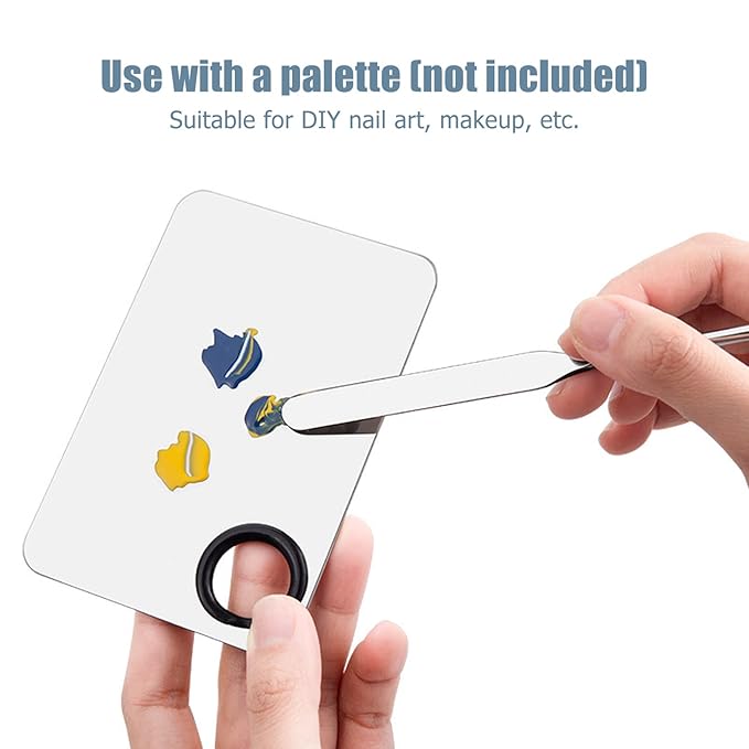 Stainless Steel Makeup Spatula, Liquid Foundation Spatula Stainless Makeup Tool