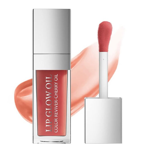 Ultimate Luxe Lip Oil Hydrating Fruit-Flavored Oils with Soft Brush for Moisturized, Full, and Radiant Lips (#04, SINGLE)