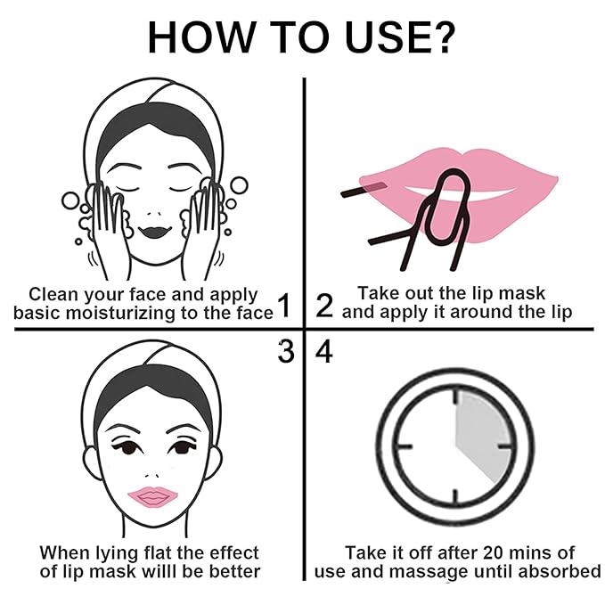 30 Pieces Collagen Crystal Pink Lip Nourishing