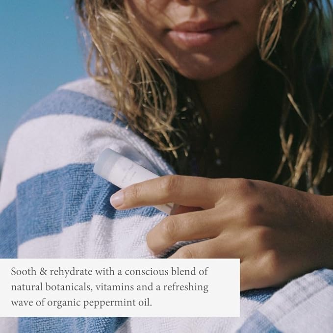 Cooling Lip Balm w/Organic Peppermint, Shea
