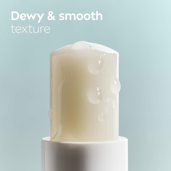 NIVEA Dewy Lip Balm with Hyaluronic Acid, Skin Care Gifts for Mom, Leaves Visibly Less Noticeable Lip Lines and No Waxy Feel, 0.18 Oz, Pack of 4