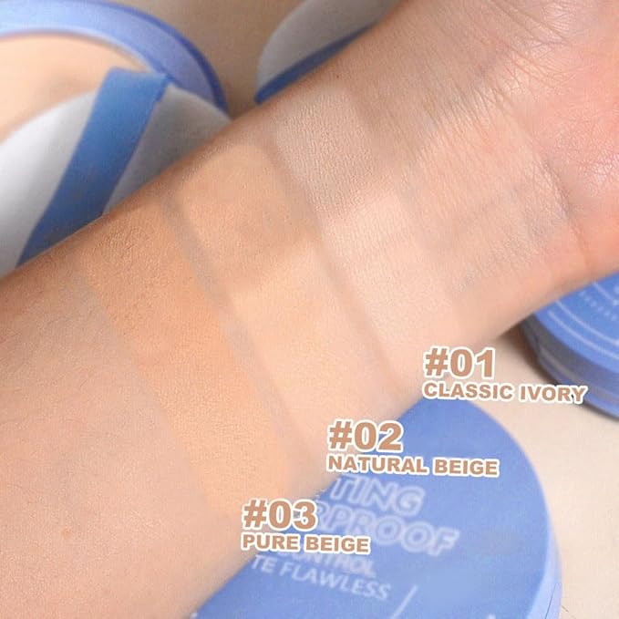 Pressed Matte Face Powder Makeup & Setting Powder N.W (02#) 10g