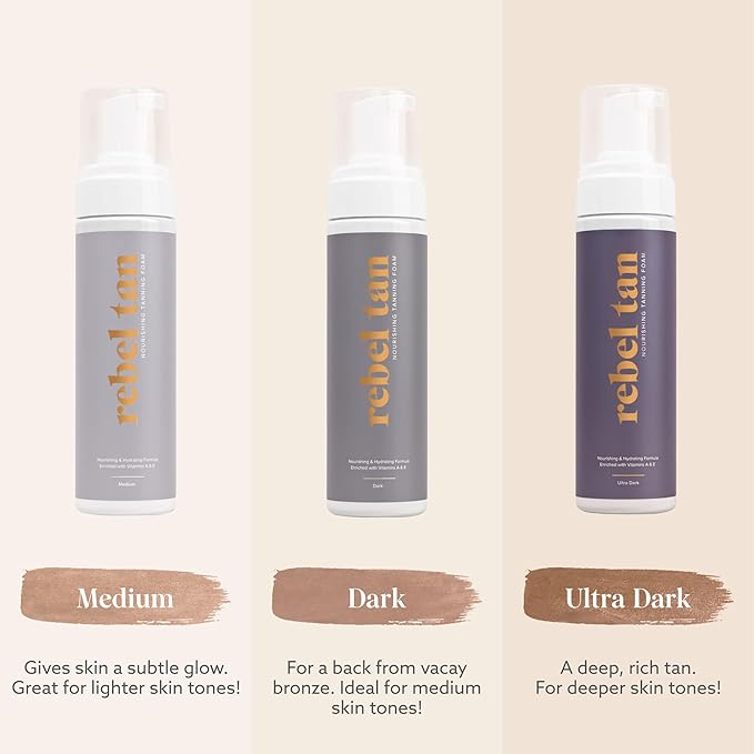 Ultra Dark Self Tanner Mousse - Self Tanning enriched with Vitamin A & E Provides Streak Free Tan, No Fake Tan with Kakadu Plum Scent, Tanning Mousse Made with Natural & Organic Ingredients