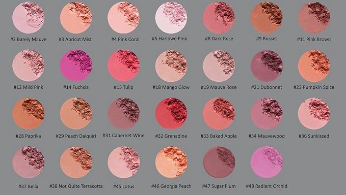Apricot Mist Vegan Blush Pressed Cheek Color Powder, Cruelty Free