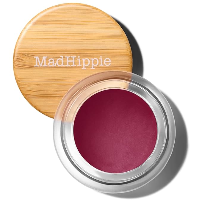 Mad Hippie Cheek & Lip Tint, Plum – Balm & Blush for Cheeks and Lips, Makeup Kit Essentials, Travel-Size, Vegan & Cruelty-Free, 0.24 Oz