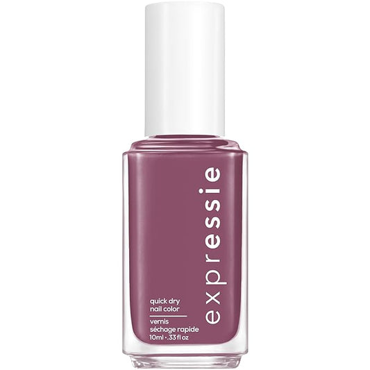 Essie expressie, Quick-Dry Nail Polish, 8-Free Vegan, Mauve Vegan,