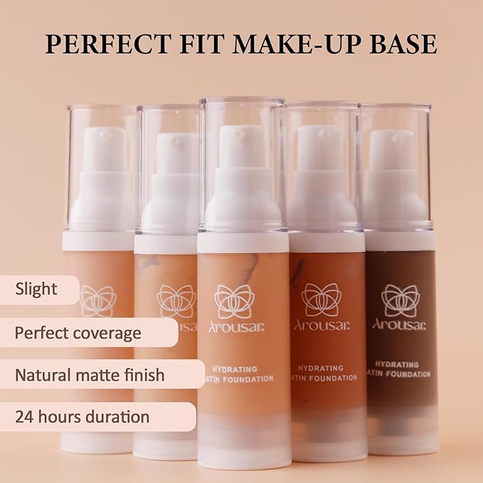 Liquid Foundation Makeup, Improves Uneven Skin Tone, Lightweight 2# LIGHT
