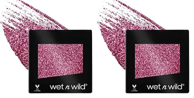 wet n wild Color Icon Glitter Eyeshadow Shimmer Groupie (Pack of 2)