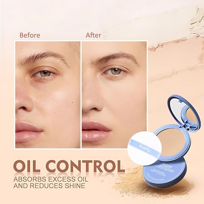 evpct Kaely Oil Control Pressed Face Powder, Get