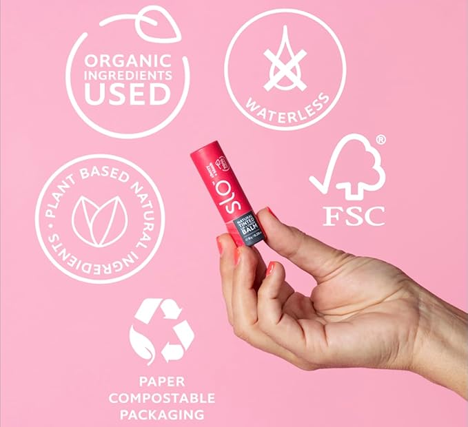 Slo | Natural Tinted Lip and Cheek Balm Lip 28oz