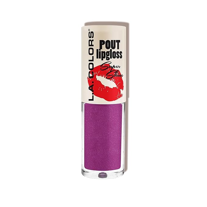 L.A. COLORS Pout Shiny Lipgloss, Plump CLG649