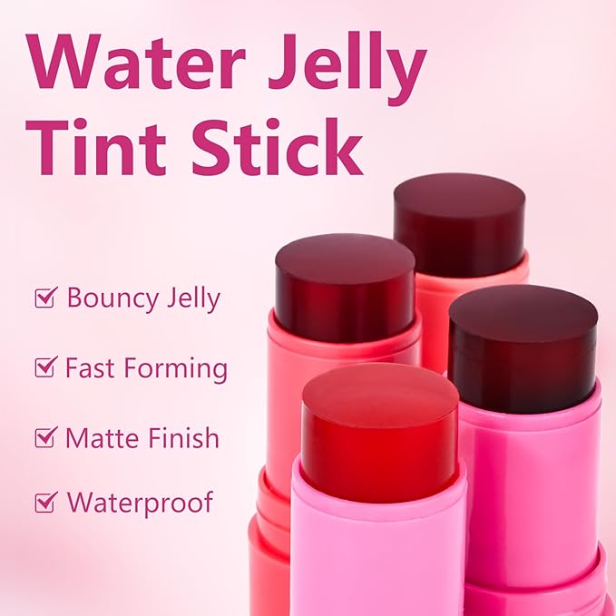 Water Jelly Tint Blush,Jelly Blush Lip Cheek Tint Fl oz 5g