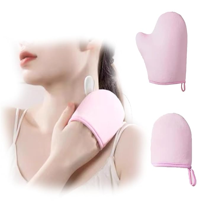 Tanning Mitt, Ultra Soft Tanning Glove for Self Tan with Thumb - Self Tanner Mitt Applicator - Tanning Mitts - The Best Choice for Self Tanner Mitt and Tanning Glove, Ideal for Beach and Poolside