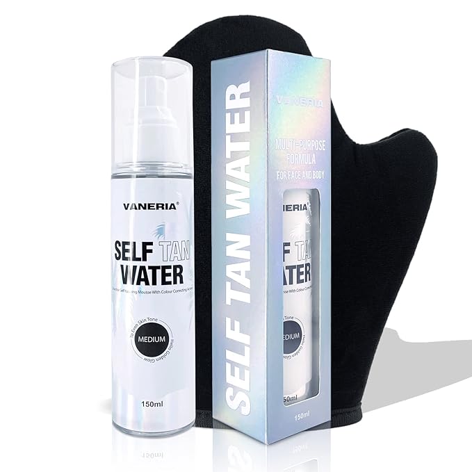 VANERIA Self Tanner Spray,Non-Sticky Streak-Free,Sunless