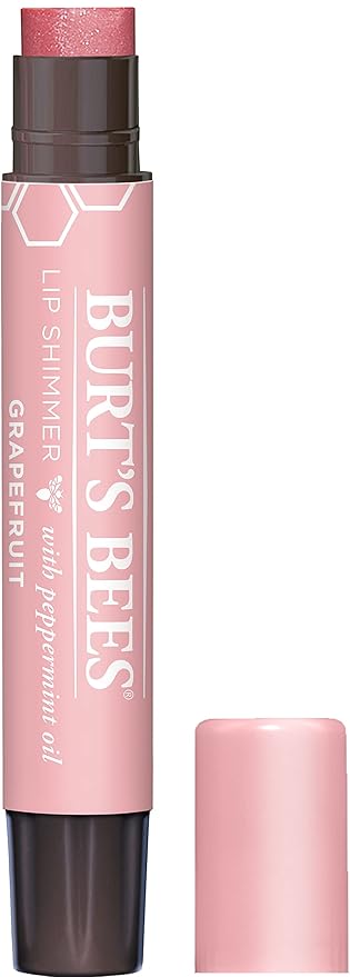 Burt's Bees 100% Natural Moisturizing Lip Shimmer, Grapefruit - 1 Tube