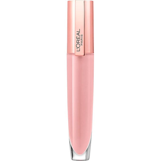 L'Oreal Paris Glow Paradise Hydrating Tinted Lip Balm-in-Gloss with Pomegranate Extract & Hyaluronic Acid, Ultra-Gentle, Non-Sticky Formula, Pristine Pink, 0.23 Fl Oz