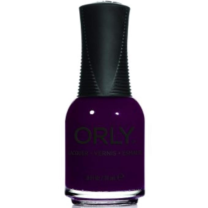 Orly Nail Lacquer, Plum Noir, 0.6 Fluid Ounce (Pack of 2)