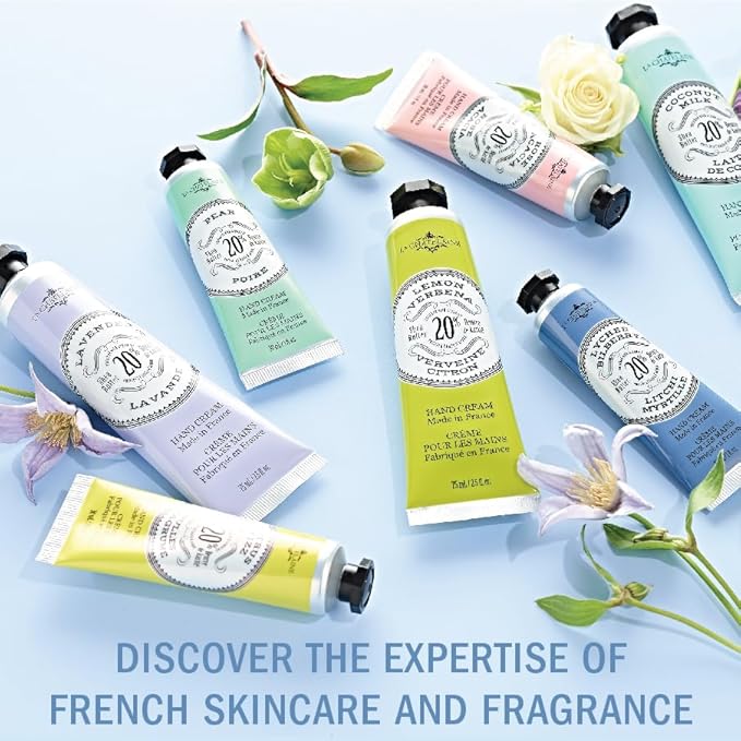 La Chatelaine 20% Shea Butter Hand Cream Travel Size, Organic Argan Oil, Moisturizing, Nourishing, Repairing, Extra-Rich Hand Lotion, Made in France, Paraben Free, 1 oz / 30ml (Gardenia)