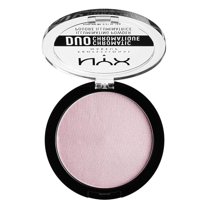 NYX PROFESSIONAL MAKEUP Duo Chromatic Illuminating Powder, Lavender Lavender Steel