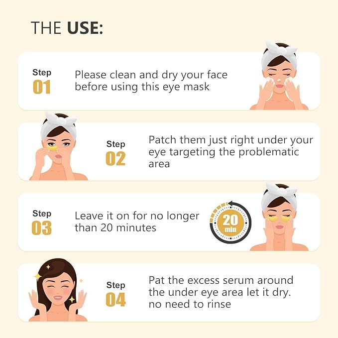 30 pairs 24k gold under