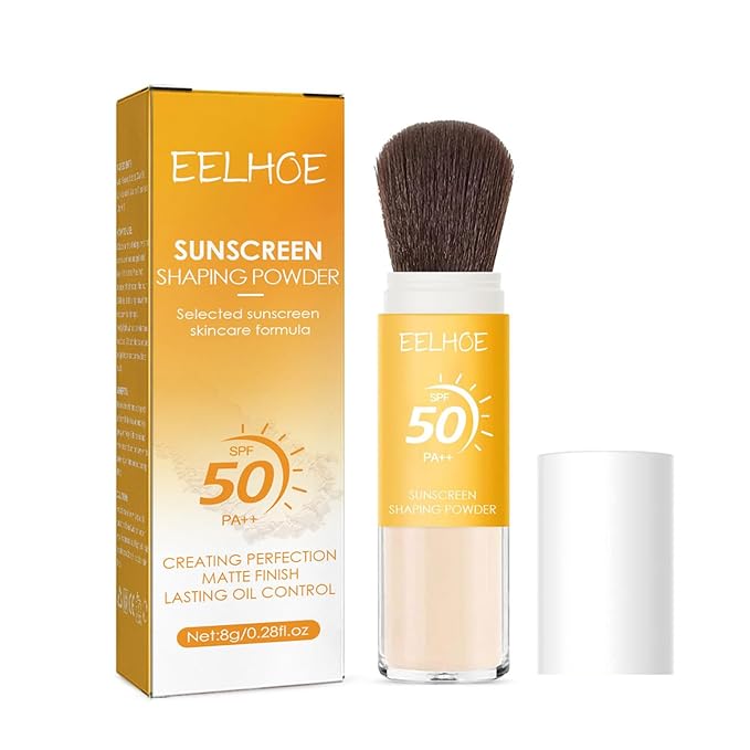 Mineral Sunscreen Setting Powder, Mineral Brush Setting Face