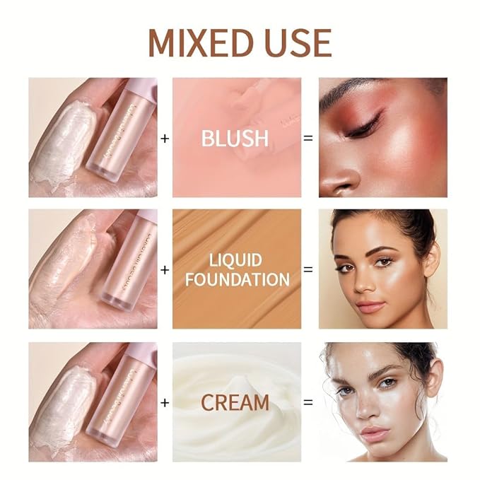 Liquid Highlighter, Contour Stick Makeup Highlighter for Face,