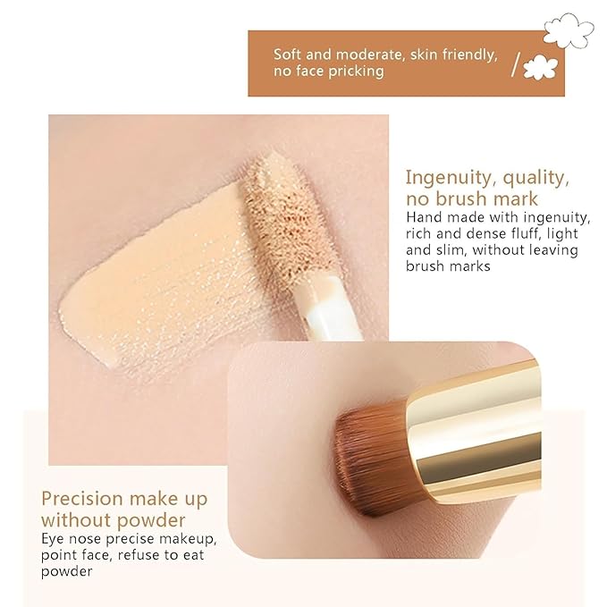 Happyhours 2 in 1 Foundation Anti-Wrinkle Concealer with Foundation (2Pcs-02)