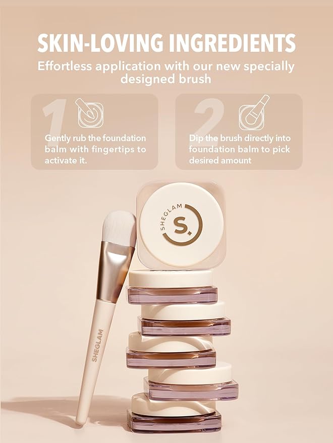 SHEGLAM Hydrating Cream Full Coverage Foundation Balm Long - Truffle