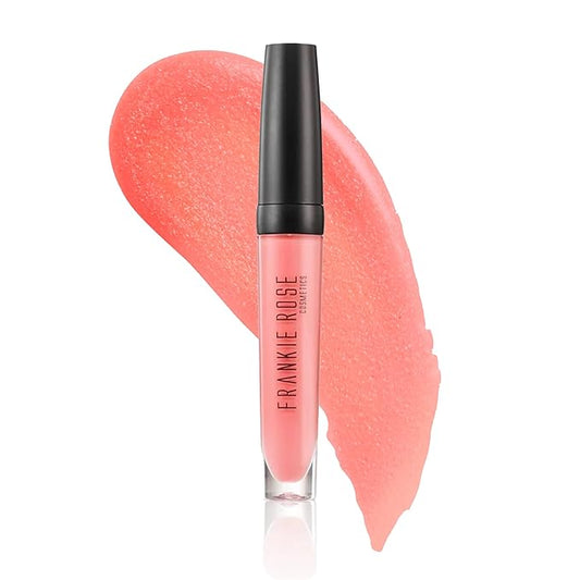 Frankie Rose Cosmetics Lip Gloss | Non-Sticky, Long Lasting, Bold Pigment & Hydrating, Deception Glossy, 20g