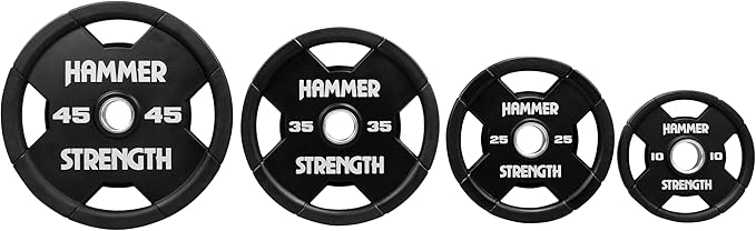 Hammer Strength 45Lb Round Urethane Olympic Plate