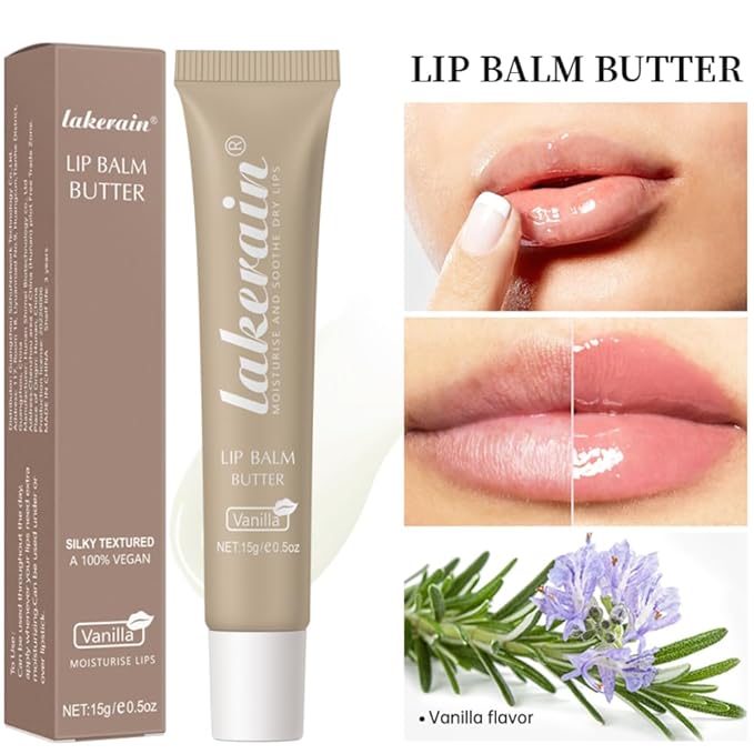 Tinted Lip Butter Balm - Tinted Moisture Gel Lip Gloss | Hydrating Glow Tinted Lip Care | Tinted Lip Stain (01+02+06, A set)