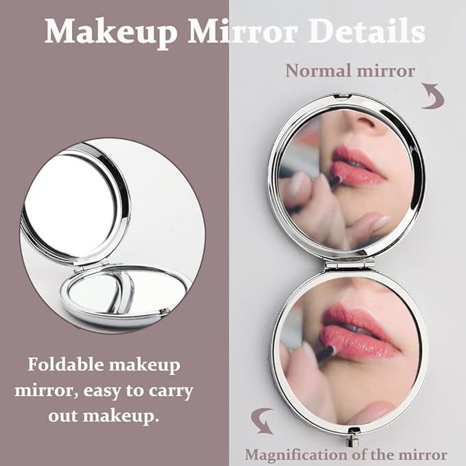 TGBJE Eye Lash Pocket Mirror Lashes