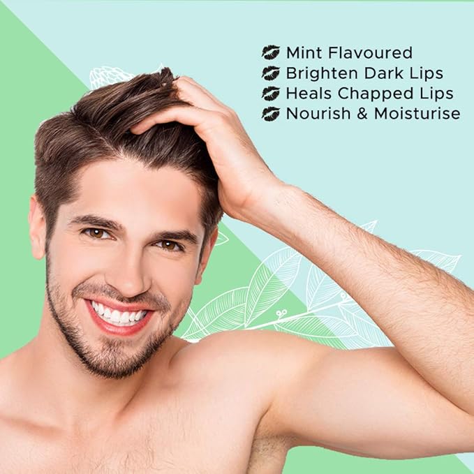 L'BERT Mint Lip Scrub, Kiss Ready Lightening