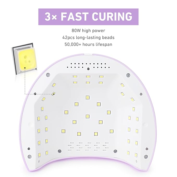 BOLASEN UV Nail Lamp for