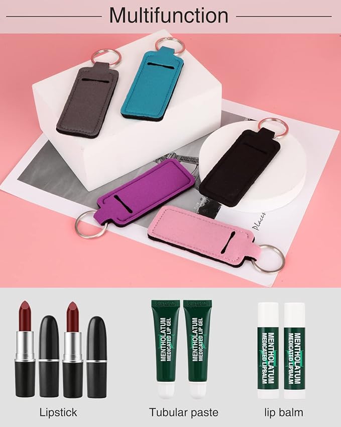 Lip Balm Sleeve Pouch Chapstick Holder